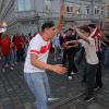 Die Eindrücke aus Augsburg: So feierten die türkischen Fans das 3:1 gegen Georgien.