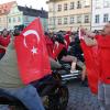 Die Eindrücke aus Augsburg: So feierten die türkischen Fans das 3:1 gegen Georgien.