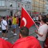 Die Eindrücke aus Augsburg: So feierten die türkischen Fans das 3:1 gegen Georgien.