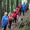 Rund 900 Wanderer und Wanderinnen durchstreiften die Wälder um Ruppertszell, so wie diese Teilnehmer des TSV Mühlhausen und des Wandervereins Weichering. Bei der 53. Internationalen Waldwanderung im Holzland fanden die Wanderlustigen beste Bedingungen vor.