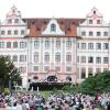 Die Familie von Riedheim öffnet für die Serenade die Pforten und lässt die Musiker und Gäste zu diesem Anlass in den Schlossgarten, wie hier im Jahr 2018.
