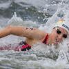 Holte im dritten Rennen die dritte deutsche Medaille im Freiwasserschwimmen: Lea Boy.