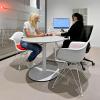 Die Beratungsräume im neuen Kundencenter der Sparkasse Landsberg-Dießen sind mit modernster Technik ausgestattet. 