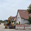 Im Munninger Ortsteil Laub ist die Sanierung der Abwasserkanäle angelaufen. Allein dafür hat die Gemeinde rund 1,2 Millionen Euro eingeplant.
