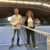 Hardy's übernimmt die Tennishalle Landsberg. Das Foto zeigt Hardy's-Geschäftsführerin Franziska Klinke mit Hansi Pentenrieder.