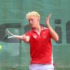 Neuzugang Jakub Jupa gewann sein Match für den TC Rot Weiß Gersthofen beim 6:3-Sieg gegen den mit zwei Profis angetretenen TTC Bad Wörishofen glatt in zwei Sätzen. Foto: Marcus Merk