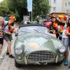 Sportwagen aus alten Zeiten waren die Hingucker der Carrera Bavaria Rallye, die in Bad Wörishofen Station machte. 