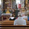 In der Pfarrkirche St. Georg treffen sich jeden Freitag Gläubige zum Fatima-Rosenkranz.
