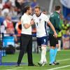 Englands Team um Trainer Gareth Southgate und Harry Kane kam nicht über ein 1:1 gegen Dänemark hinaus.