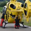 Nach einem schweren Unfall von zwei Jugendlichen bei Donauwörth waren zwei Rettungshubschrauber im Einsatz.