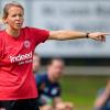 Friederike "Fritzy" Kromp ist seit 1. Juli Cheftrainerin der U-20-Frauen von Eintracht Frankfurt in der 2. Fußball-Bundesliga.