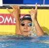  Melvin Imoudu jubelt nach seinem Sieg im 100-Meter-Brustschwimmen der Männer bei den Europameisterschaften im Schwimmen. Foto: Darko Bandic/AP/dpa +++ dpa-Bildfunk +++