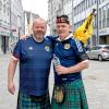 Fraser Rankine und Stuart Murray sind aus St. Boswell in Schottland nach Augsburg gereist.