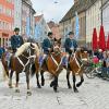 Der Festumzug der 29 Gruppen mit rund 2200 Akteuren durch die Landsberger Altstadt.