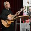 Bei der Spendengala für ein neues Kulturhaus für das Gymnasium in St. Ottilien tritt auch Erzabt Wolfgang Öxler auf. Das Foto zeigt ihn im Festsaal, als dort im März 2023 der Linken-Politiker Gregor Gysi zu Gast war.