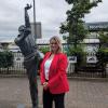 Labour-Kandidatin Rhea Keehn in Kirkby-in-Ashfield. "Viele fühlen sich im Stich gelassen", sagt sie.