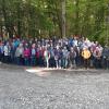 Rund 100 Interessierte nahmen an einer Exkursion durch den Roggenburger Forst teil.