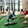 100 Jahre Hockey in Ulm. Die Ausstellung in der Sparkasse Neue Mitte läuft noch bis Freitag, 12. Juli.