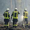 Südlich von Schwarzenbach an der Saale hat sich ein Waldbrand auf einer Fläche von rund 60.000 Quadratmetern ausgebreitet.