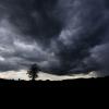 Der Deutsche Wetterdienst warnt am Mittwoch vor Gewittern in Bayern.