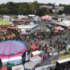 Die "Oide Wiesn" ist aus dem Riesenrad zu sehen.