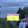 Beim Public Viewing am Schützenheim in Großaitingen ist auch am Freitag das Viertelfinale der Deutschen zu sehen.