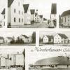 Die alte Ansichtskarte von Münsterhausen zeigt die Traglufthalle der Firma Schwarzkopf, die seinerzeit einzigartig in Süddeutschland war.