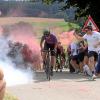 Beim Seilerberg Hill Climb wurden die Fahrer von den Zuschauer mit Applaus und Bengalos im Ziel begrüßt.