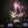 Die Mertinger Landjugend überraschte am Samstag mit einem Feuerwerk.