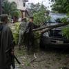 In Mexiko stürzten durch den Sturm „Beryl“ Bäume um, viele Haushalte waren ohne Strom.