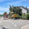 Die Arbeiten an der Großbaustelle in der Diebelbachstraße in Neubergheim laufen.  