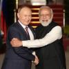 Indiens Premierminister Narendra Modi nennt Kremlchef Putin seinen Freund, in Moskau wollen sie auch über den russischen Angriffskrieg gegen die Ukraine sprechen. (Archivbild)