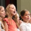 Schon die Jüngsten waren bei den Sommerkonzerten des Maristenkollegs in Mindelheim mit großem Einsatz dabei.