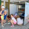 Am Martin-Luther-Platz wurde am Dienstag eine Sport- und Spielbox für Kinder eröffnet.
