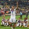 Thomas Müller feiert den WM-Sieg 2014 in Brasilien.