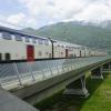 Der Intercity von Lugano nach Zürich durchquert fast das gesamte Tessin.