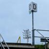 Neues Flutlicht: Im Donaustadion wurden seitlich Strahler angebracht um mit jetzt gewährleisteten 1200 Lux Strahlkraft die vorgegebenen DFL-Richtlinien zu erfüllen.