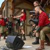 Die Band Corvus Corax auf der Rabenbühne in Landsberg. Am Wochenende spielen die Berliner in Babenhausen. 