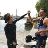 Frankreichs Sportministerin Amelie Oudea-Castera schwamm in der Seine.