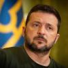Selenskyj auf einer Pressekonferenz in Kiew