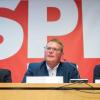 Holger Grießhammer (Mitte) stellte sich während einer Pressekonferenz als neuer Fraktionsvorstand der Bayern-SPD vor.