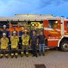 Zwischenprüfung bei den Feuerwehren Adelzhausen und Burgadelzhausen.