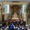 Das „festliche Kirchenkonzert“ des Musikvereins Binswangen erklingt in der Kirche St. Nikolaus.