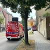 Die Feuerwehr hat am Freitag eine Stellprobe mit Rettungswagen vor St. Johannes durchgeführt. 