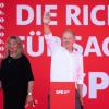 Dresden: Beim Wahlkampfauftakt der Sachsen-SPD verspricht Bundeskanzler Scholz eine sichere Rente.
