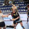 Handball-Nationalspielerin Viola Leuchter ist für ihre knallharten Würfe bekannt.