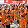 Beim Jakobuslauf machten hunderte Teilnehmer mit, 400 waren es alleine zum Schülerlauf.  