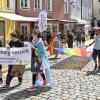 Zum zweiten Mal fand in Landsberg der CSD statt. Rund 400 Teilnehmer zogen durch die Altstadt.
