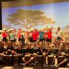 Zum 25. Jubiläum der Weißenhorner Grundschule Nord führten alle Schülerinnen und Schüler gemeinsam das Musical „Die Geschichte der kleinen Trommel Djembi“ auf.