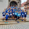 Die teilnehmerstarke Reimlinger Laufgruppe hat bei ihrem ersten Stadtlauf hervorragend abgeschnitten.